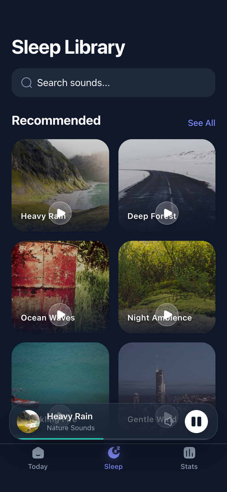 Sleep Library Text2Design - AI-Powered UI Design Generator